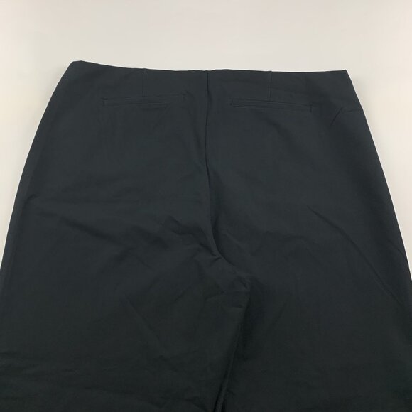 Old Navy Black Stretch Canvas High Rise Wide Leg Pixie Pant 3X New - Picture 8 of 8